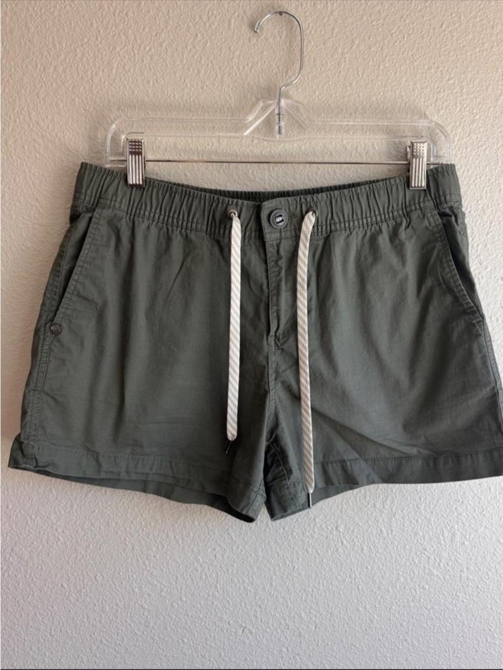 Vuori Olive Green Athletic Shorts